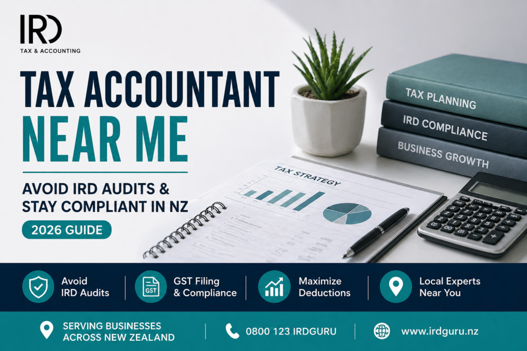 Tax accountant near me in New Zealand helping businesses avoid IRD audits and stay compliant in 2026
