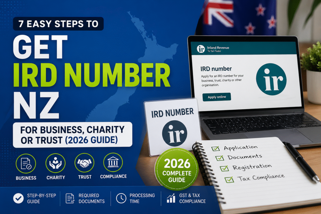 Get IRD Number NZ guide for business charity and trust in New Zealand 2026