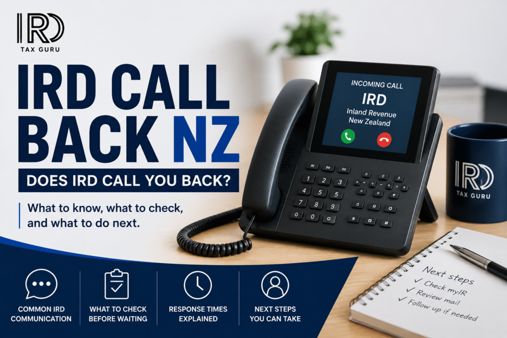 IRD Call Back NZ – Does IRD call you back? Guide explaining what to check before waiting and next steps.