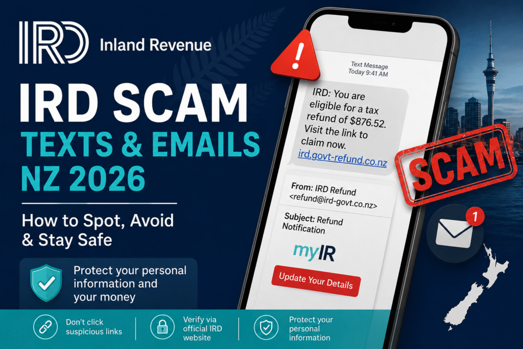 IRD Scam Texts & Emails NZ 2026: Why These Scams Are Increasing