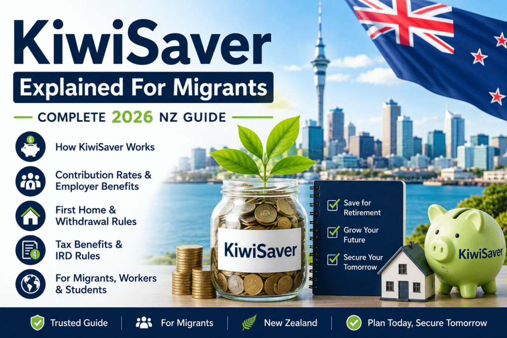 KiwiSaver Explained For Migrants in New Zealand complete 2026 retirement savings guide