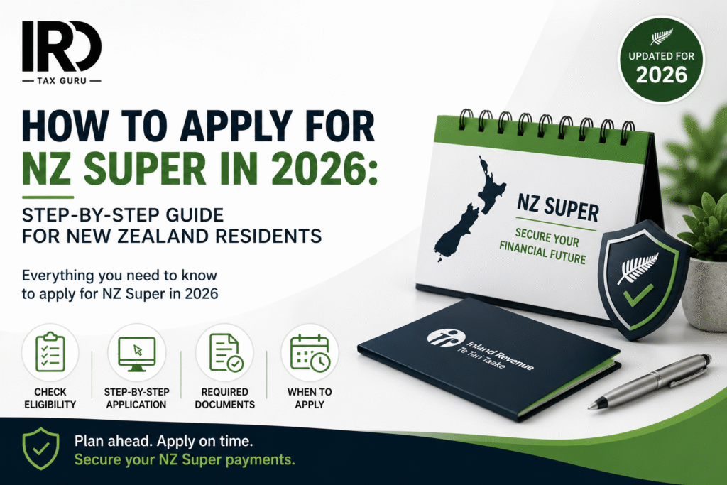 How To Apply For NZ Super In 2026 step by step guide explaining eligibility requirements application process required documents and payment information for New Zealand residents.