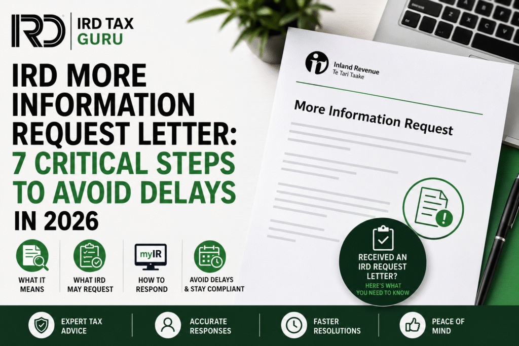 IRD More Information Request Letter guide explaining how New Zealand taxpayers can avoid assessment delays