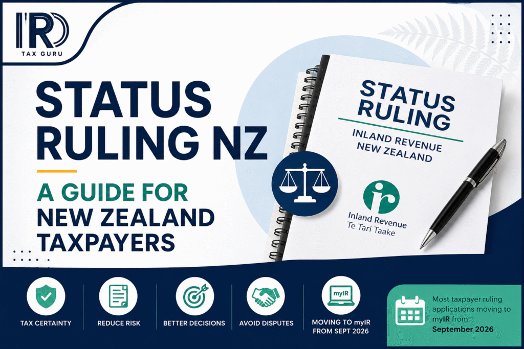 Status Ruling NZ guide explaining how Inland Revenue rulings help businesses and taxpayers gain tax certainty in New Zealand