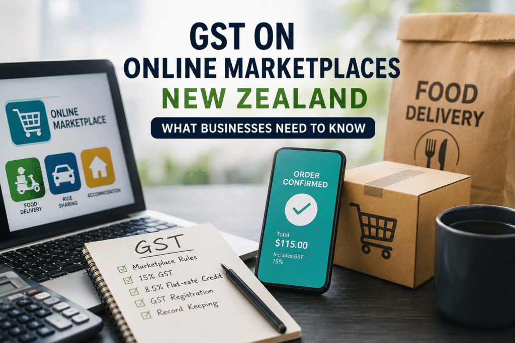 GST on online marketplaces NZ rules for food delivery and digital businesses