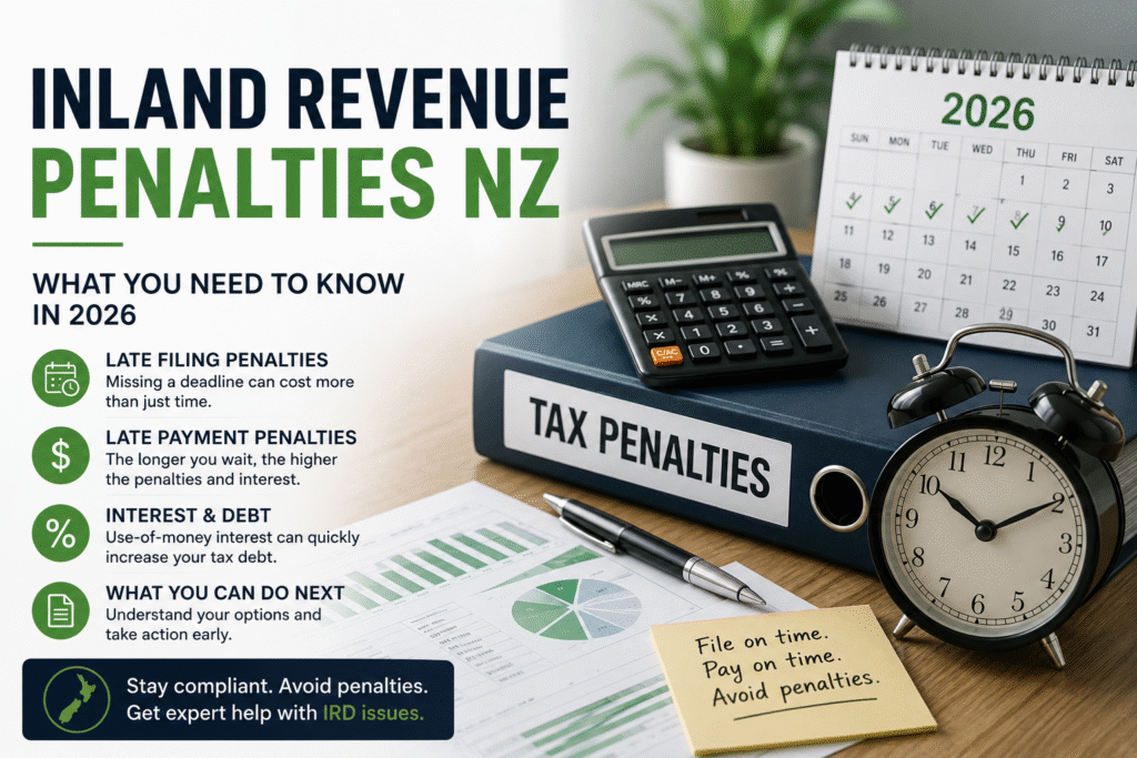 Inland Revenue penalties NZ guide for 2026