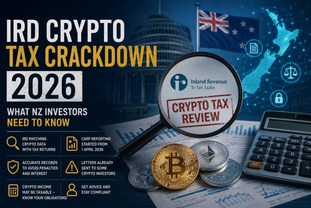 IRD crypto tax crackdown 2026 for New Zealand crypto investors