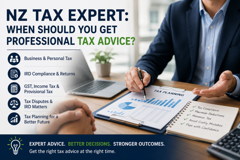 NZ tax expert providing professional tax advice for businesses and individuals