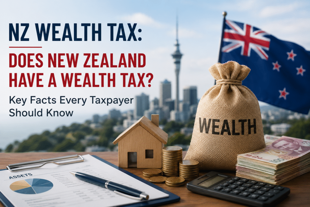 NZ wealth tax and how New Zealand taxes wealth, property and investments