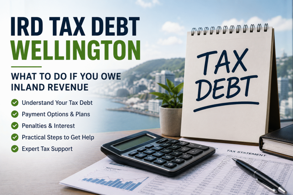IRD tax debt Wellington help and payment plan guidance