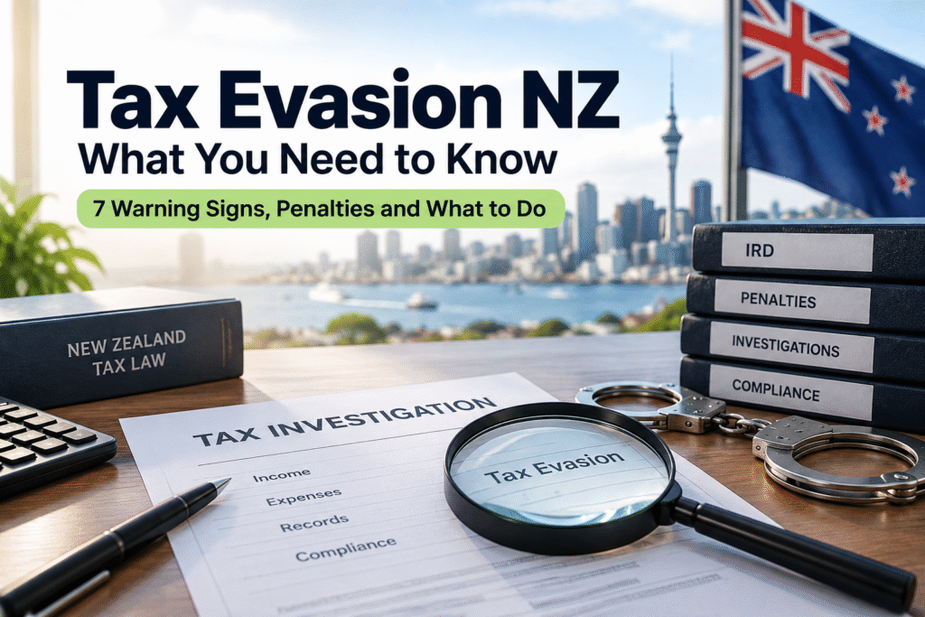 ax evasion NZ warning signs, penalties and IRD investigation